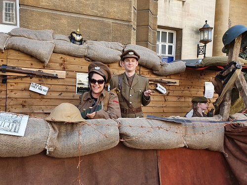 Gloucester Retro Weekend - Photo of WW1 Trench