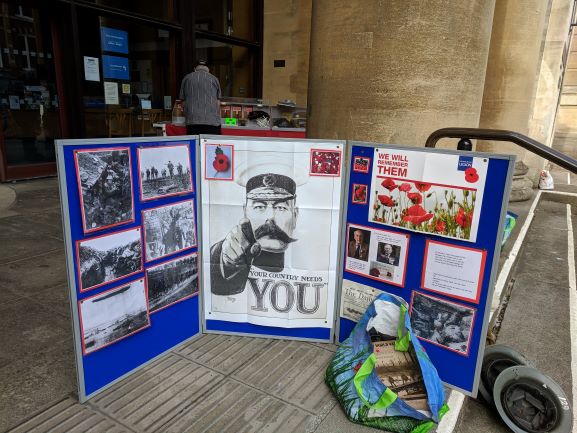 Picture of WW1 information board